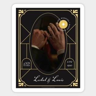 Loustat - Wedding Invitation Card Sticker